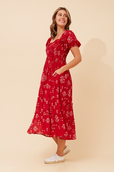 SIDRA FLORAL MAXI DRESS