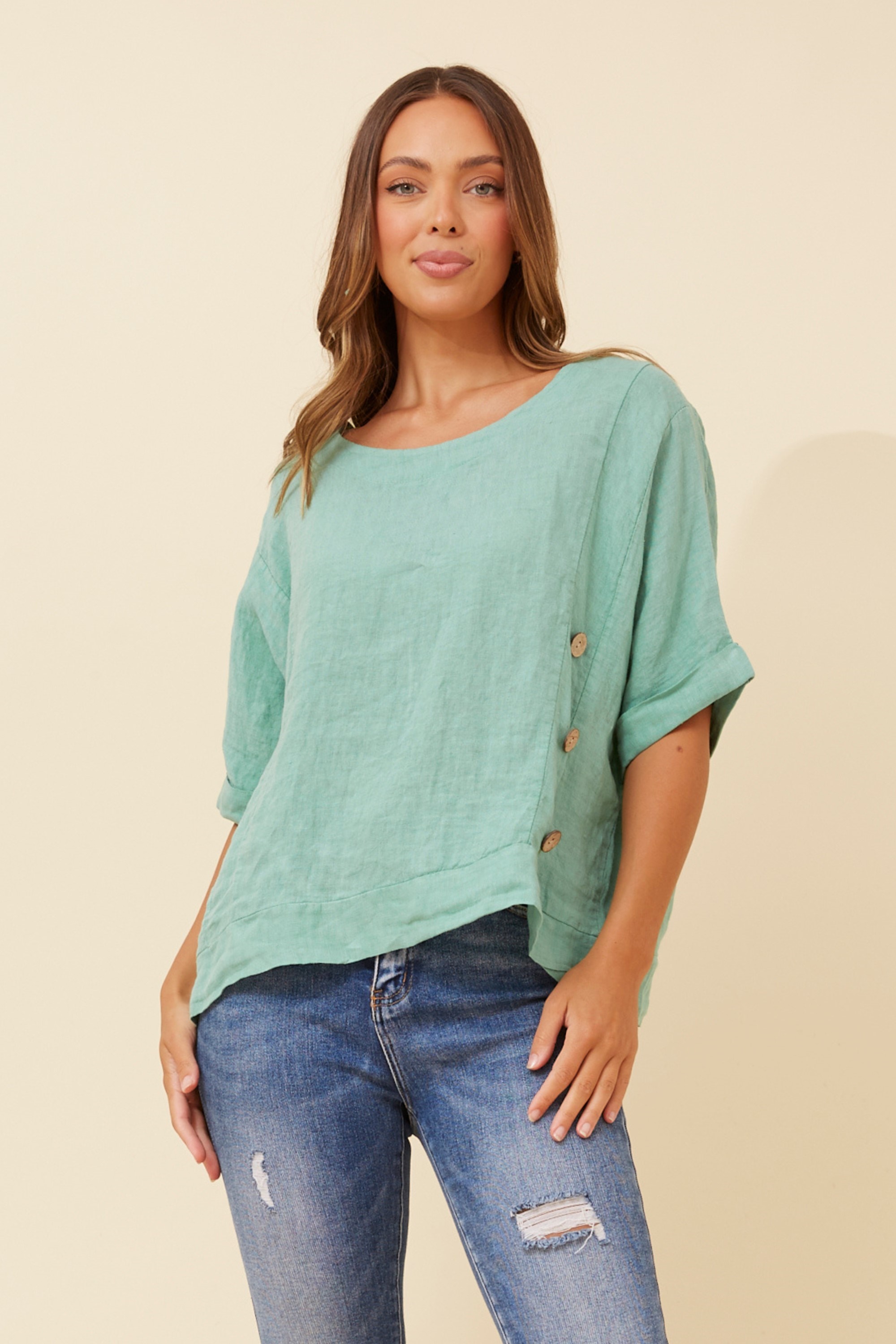 SIEN LINEN TOP