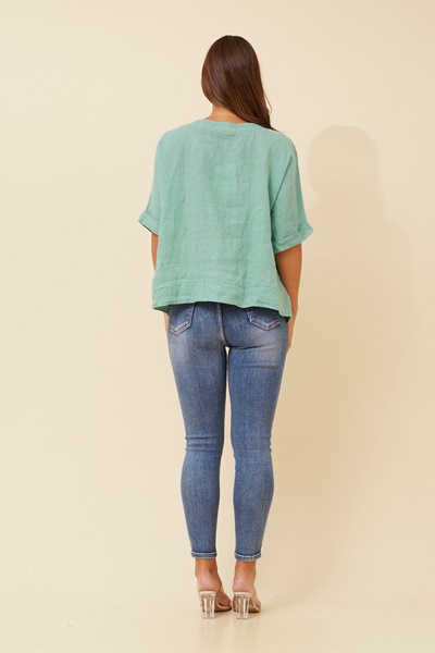 SIEN LINEN TOP