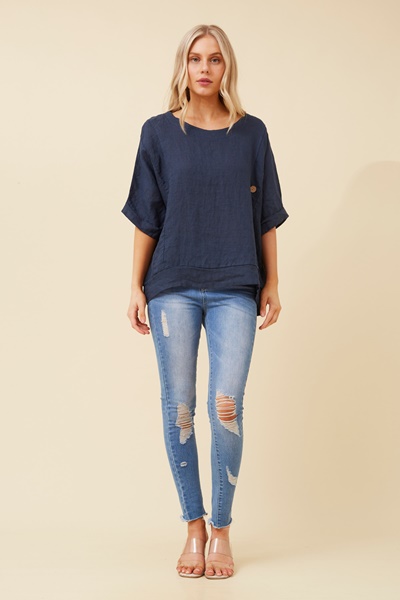 SIEN LINEN TOP