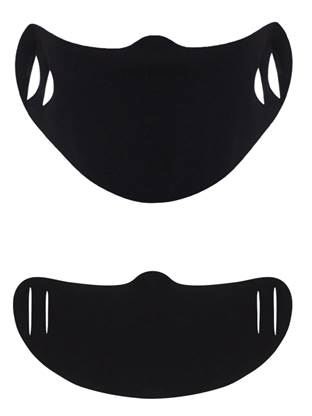 Single layer Jersey fabric face mask