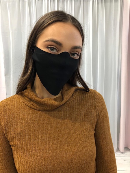 Single layer Jersey fabric face mask