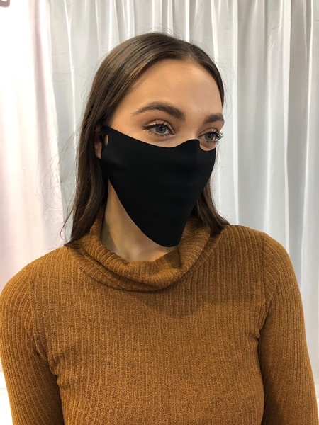 Single layer Jersey fabric face mask