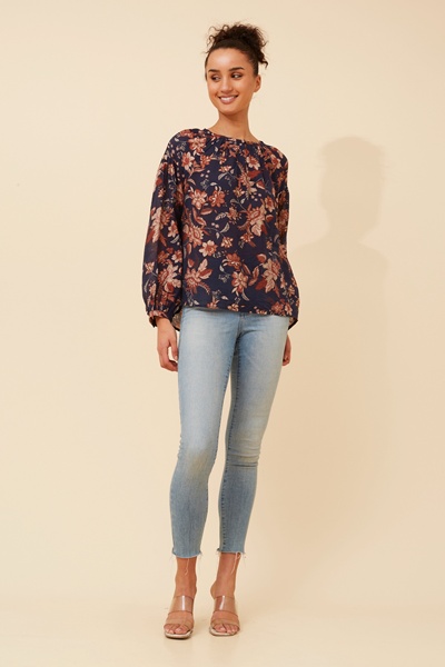SINORA FLORAL BLOUSE