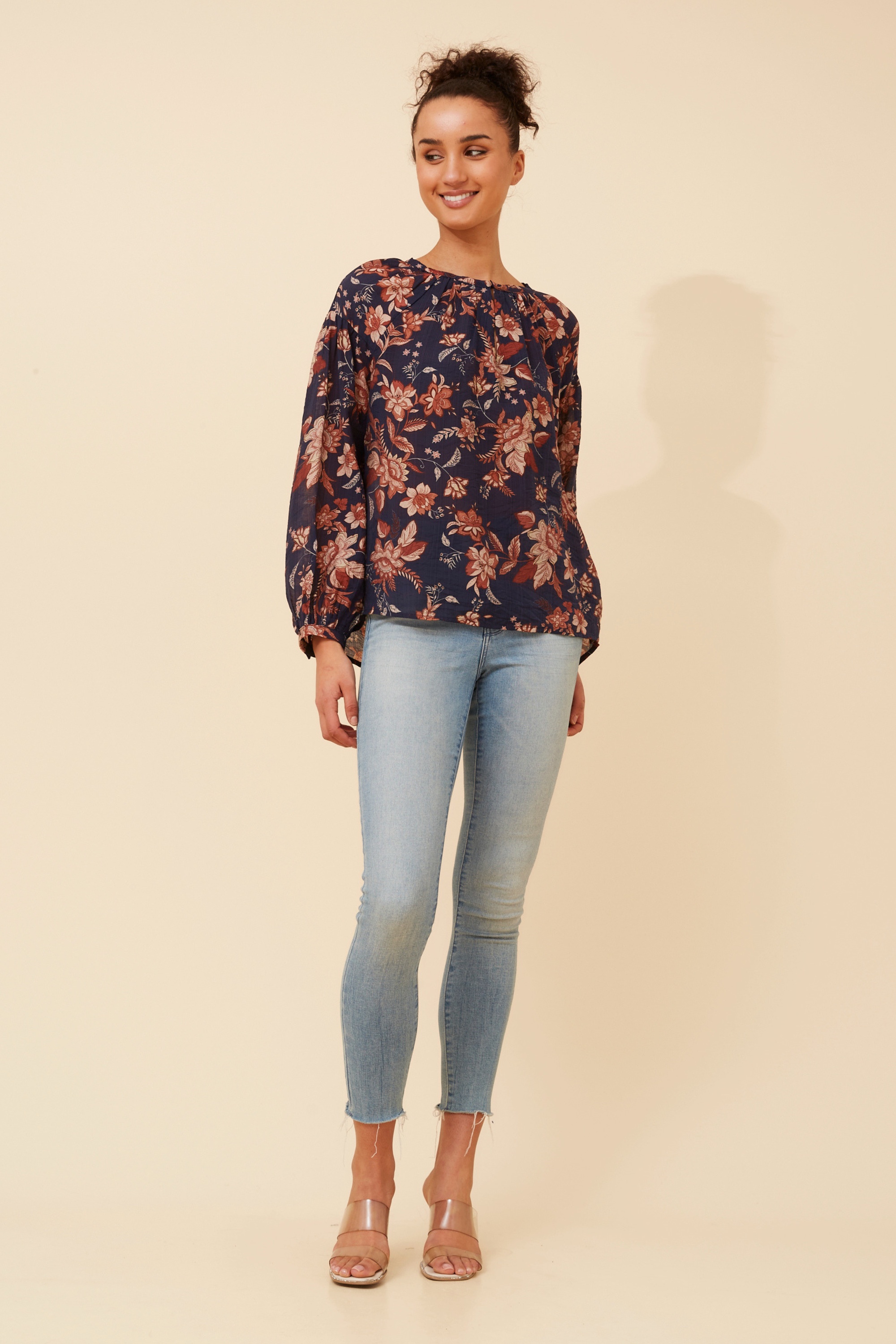 SINORA FLORAL BLOUSE
