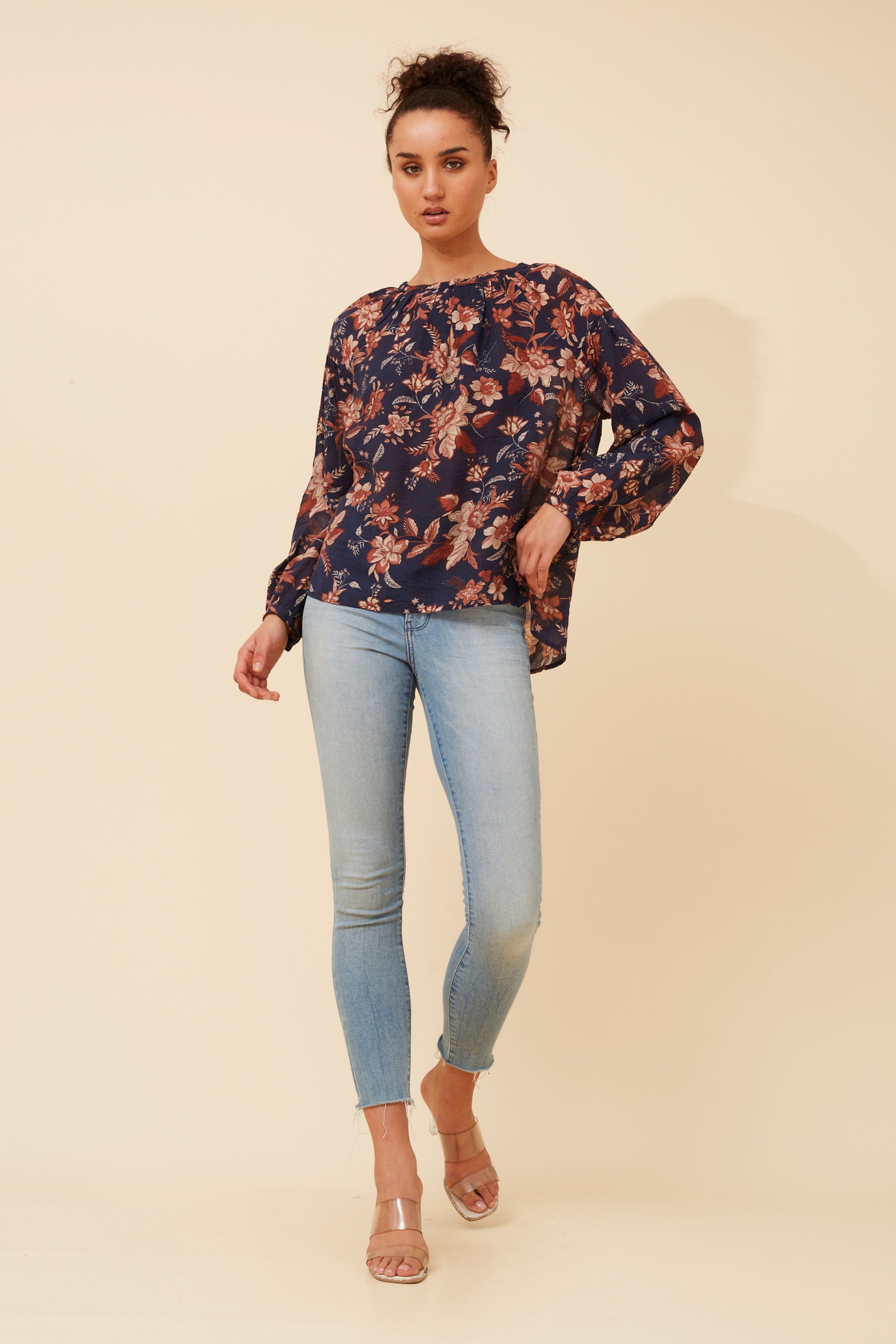 SINORA FLORAL BLOUSE