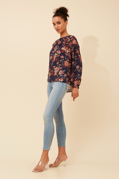 SINORA FLORAL BLOUSE