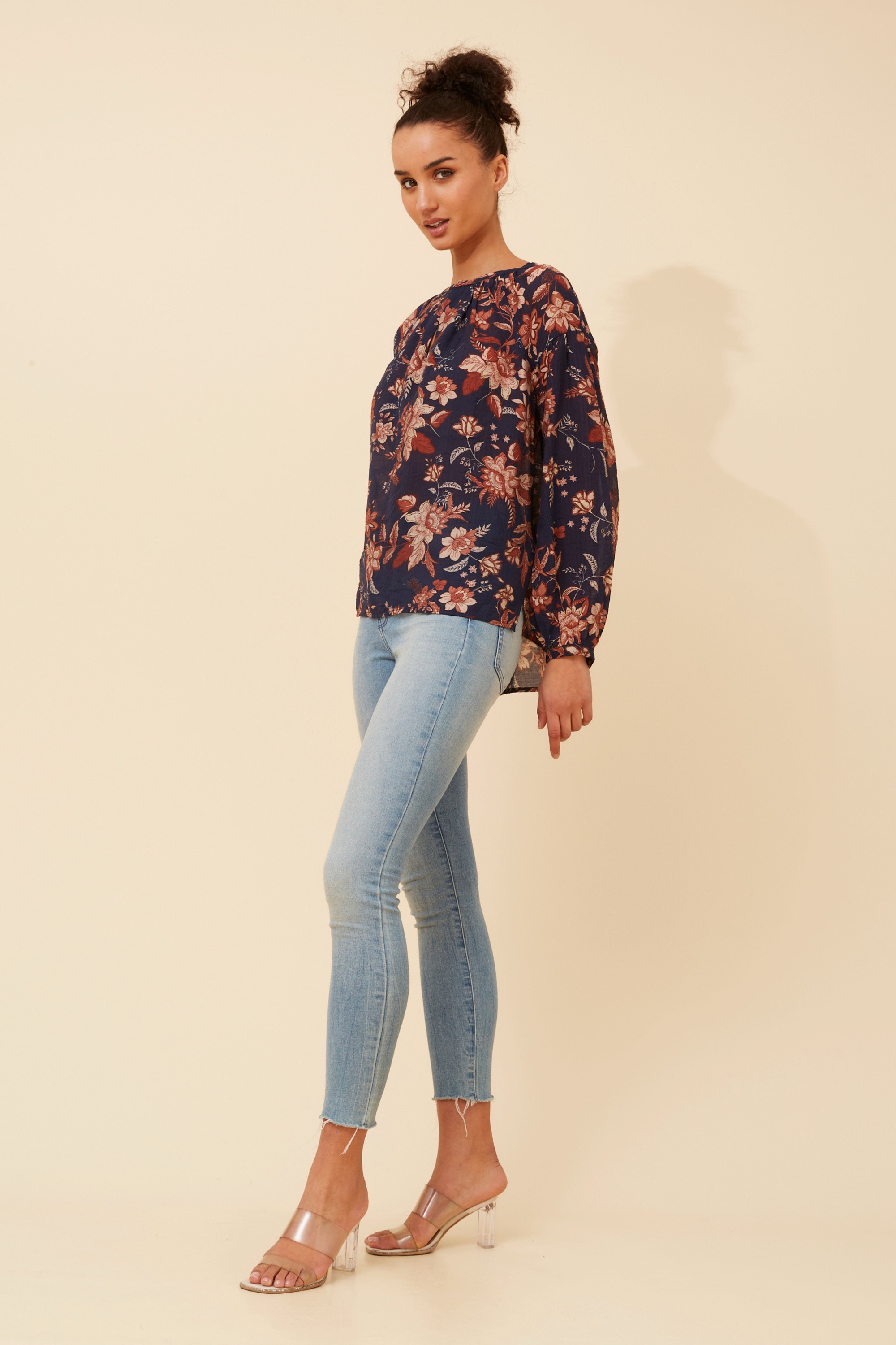 SINORA FLORAL BLOUSE