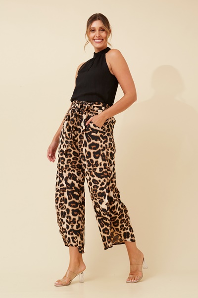 SISKA ANIMAL PRINT PANTS