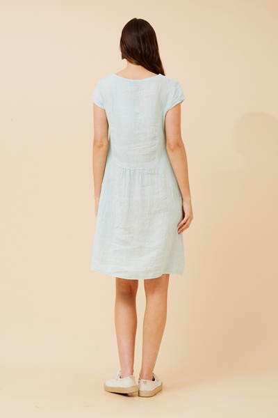SISLEY POLKA DOT LINEN DRESS