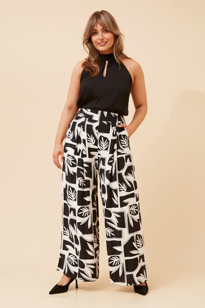 SITA LEAF PRINT PANTS