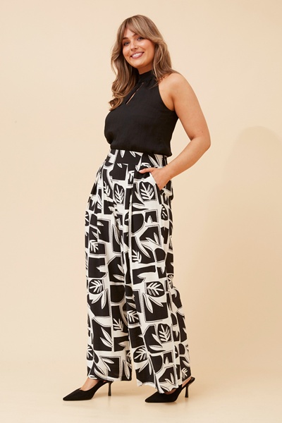 SITA LEAF PRINT PANTS
