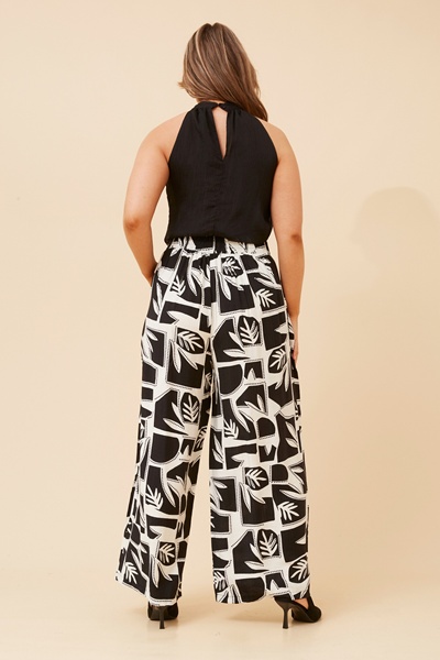 SITA LEAF PRINT PANTS