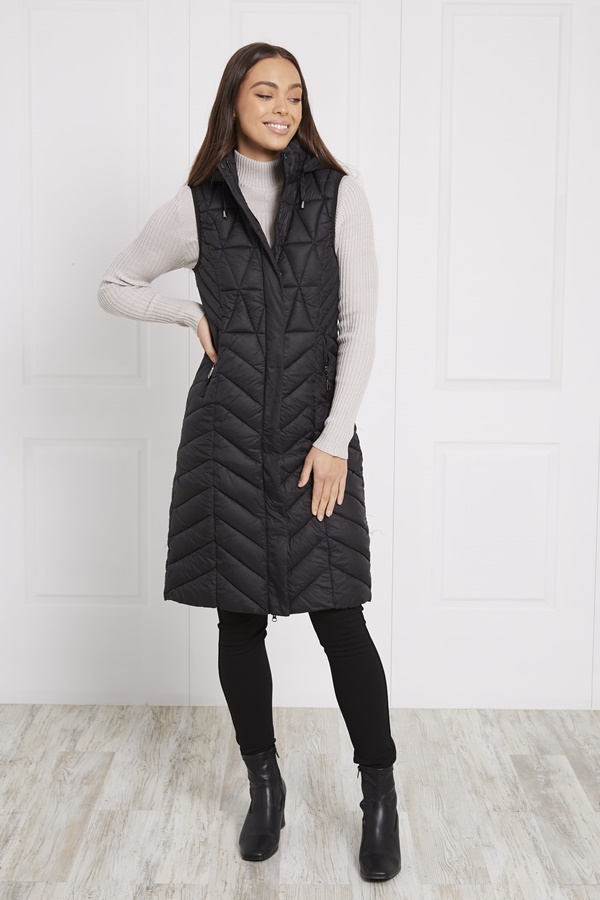 SLEEVELESS PUFFER VEST SLEEVELESS PUFFER VEST