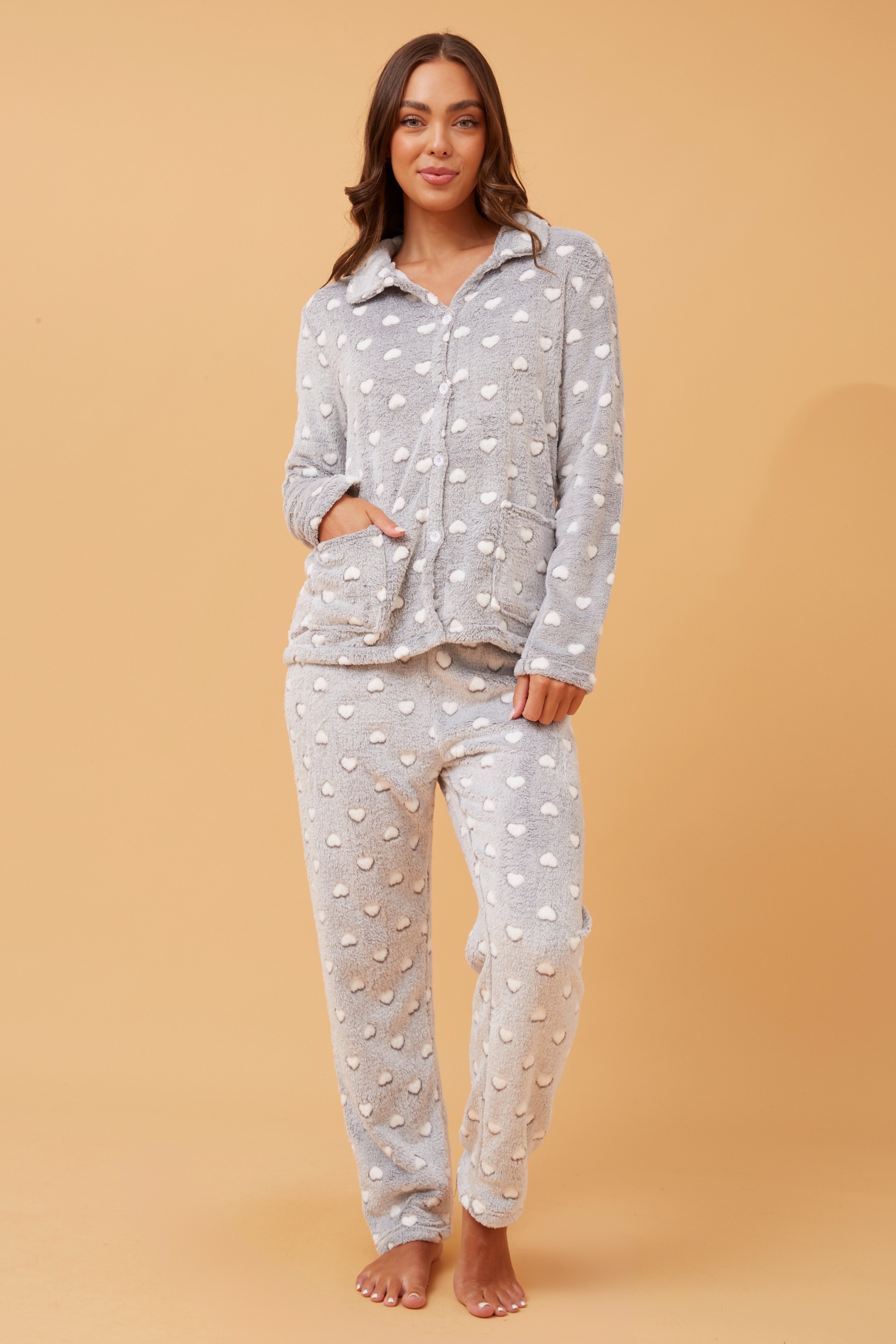 SOHO HEART PRINT PYJAMA SET