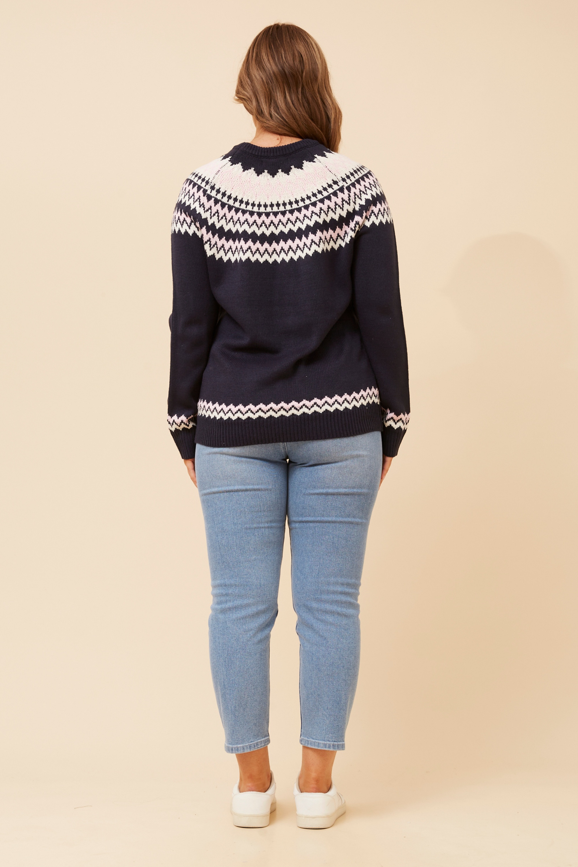 SOLAY JACQUARD KNIT PULLOVER