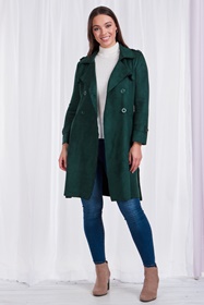 Solid Trench Coat
