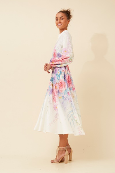 SONNET FLORAL MIDI DRESS