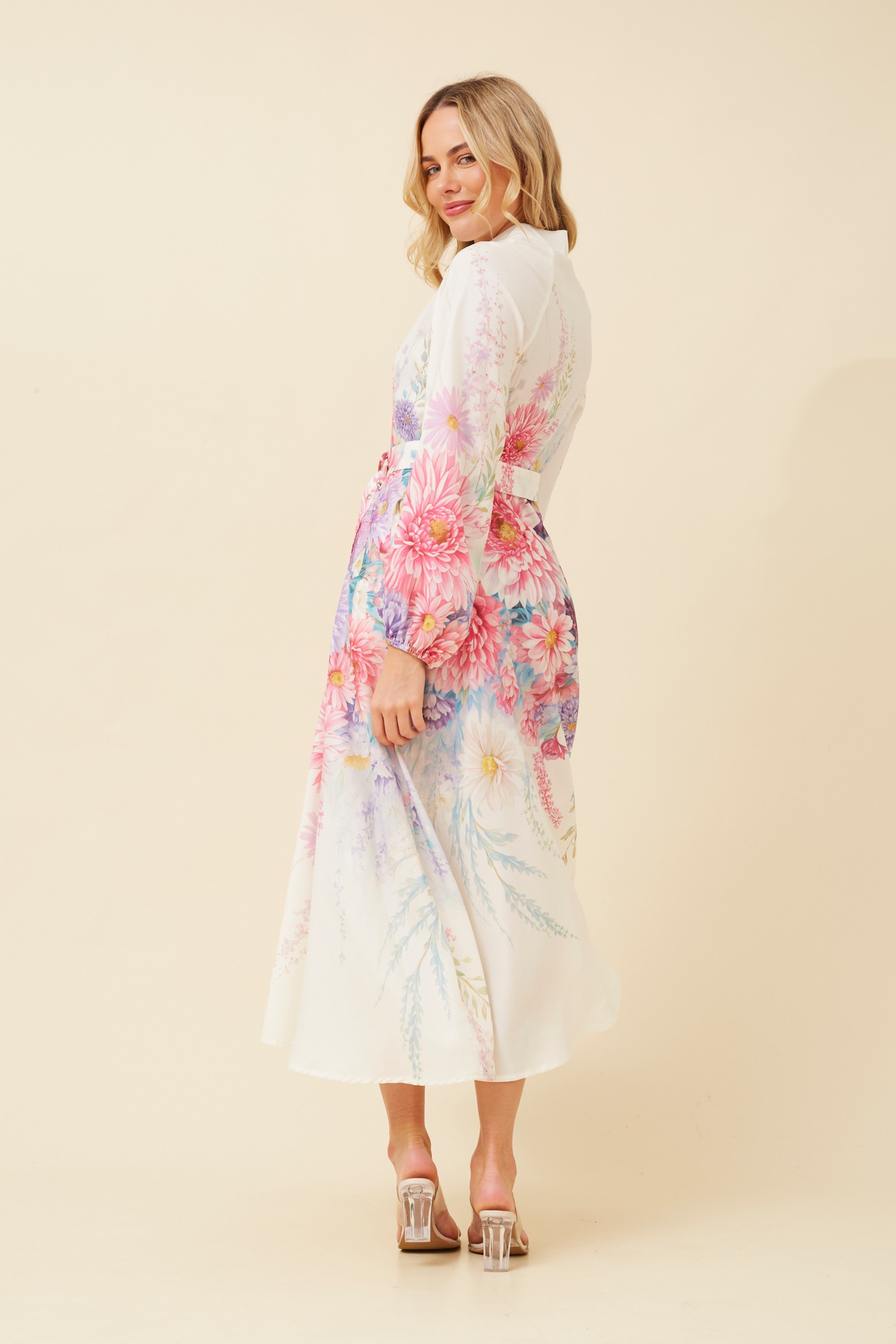 SONNET FLORAL MIDI DRESS