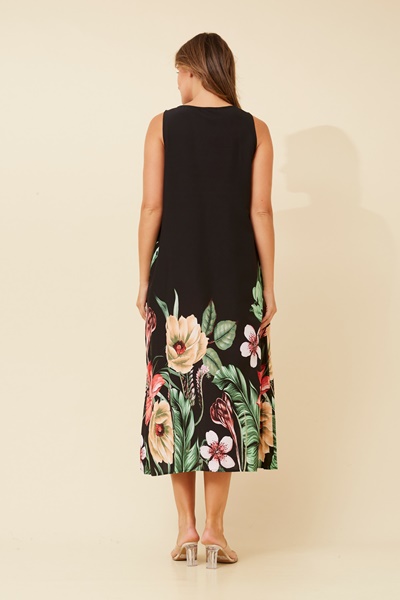 SORAY FLORAL MIDI DRESS