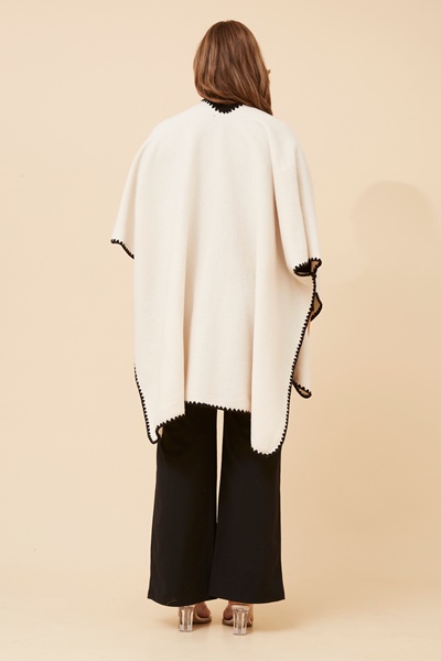 SORCHA SOLID PONCHO