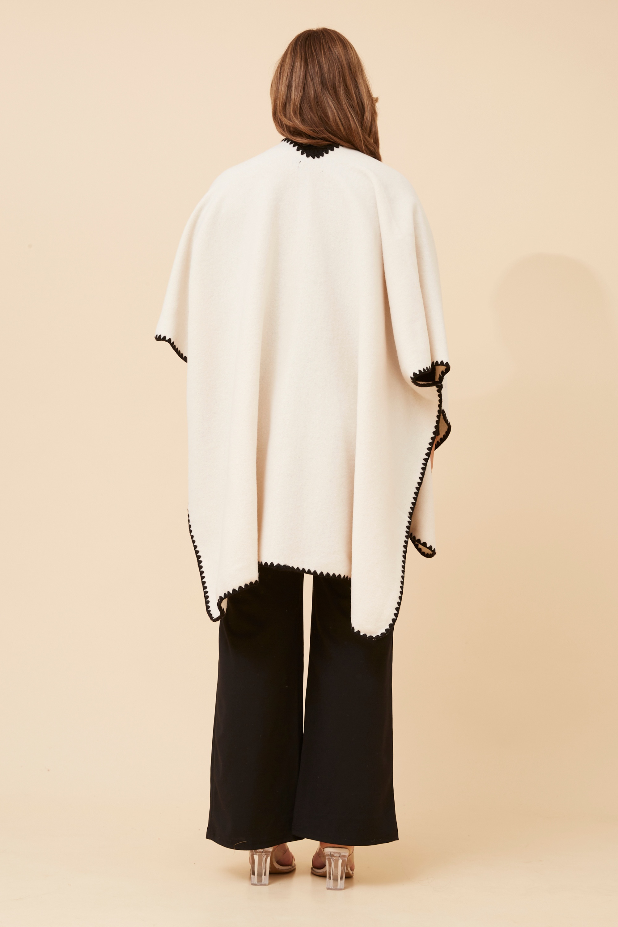 SORCHA SOLID PONCHO