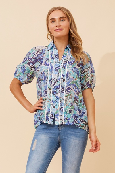 SORELLA PAISLEY PRINT SHIRT