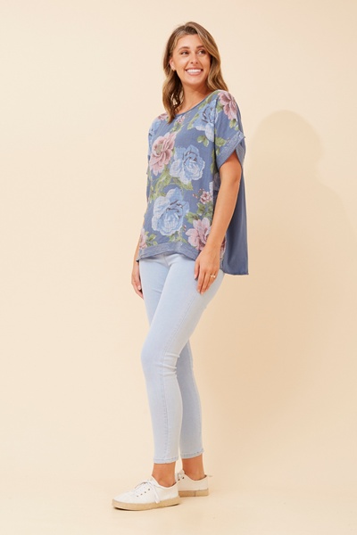SOULA FLORAL PRINT TOP