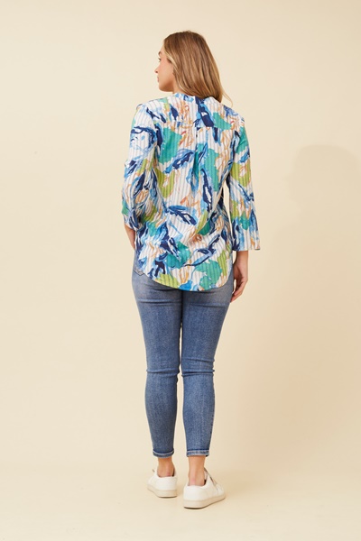 SPICY ABSTRACT PRINT TOP