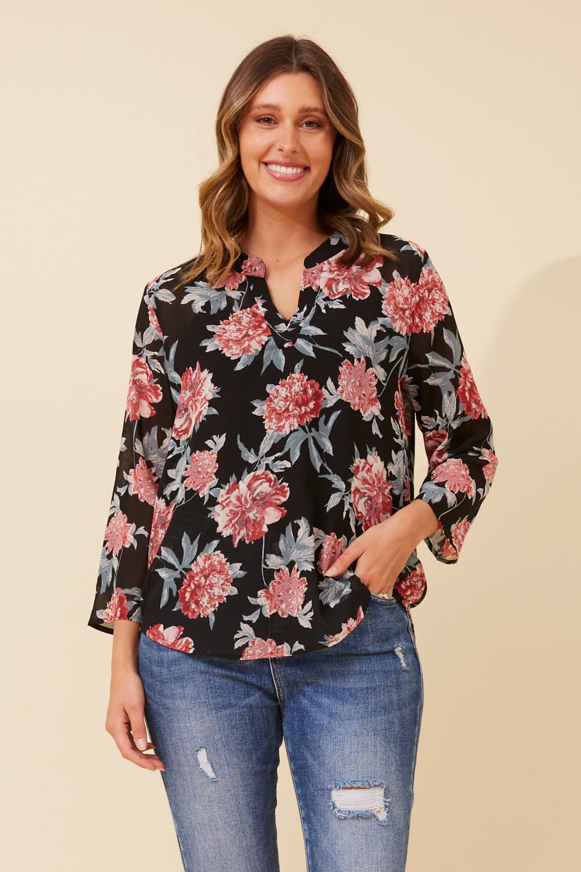 SPICY FLORAL TOP