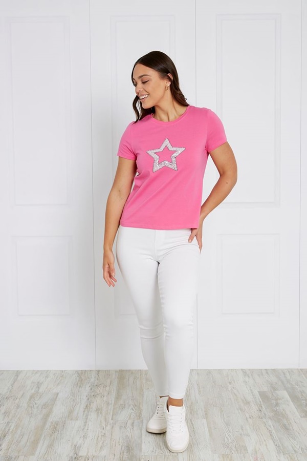 STAR EMBELLISHED TSHIRT STAR EMBELLISHED TSHIRT