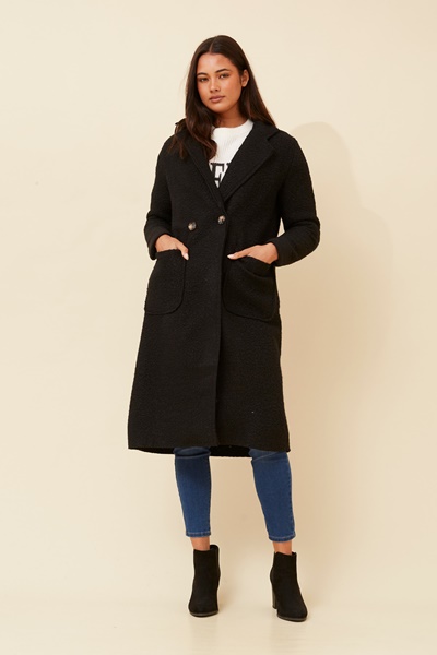 STEFANIA FLEECE COAT