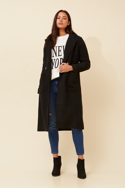 STEFANIA FLEECE COAT