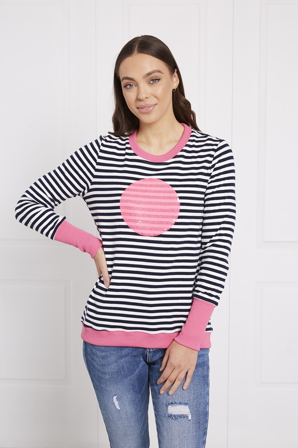 STRIPE SWEATSHIRT STRIPE SWEATSHIRT