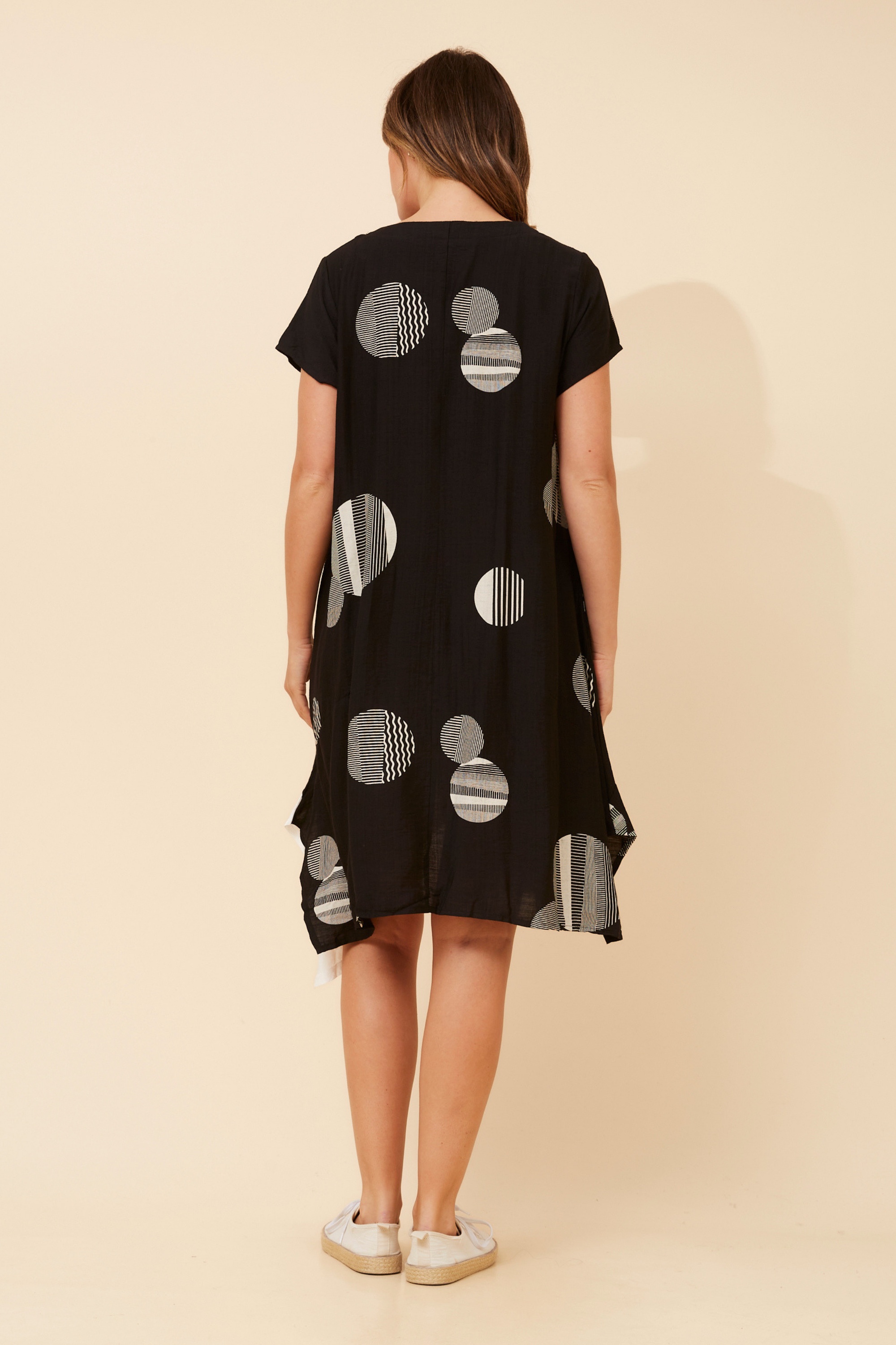 SUSANNA POLKA DOT PRINT DRESS