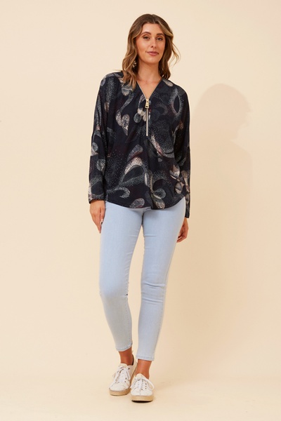 SUVI ABSTRACT PRINT TOP