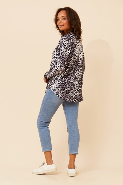 SUVI ANIMAL PRINT TOP