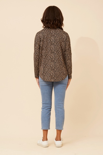 SUVI ANIMAL PRINT TOP
