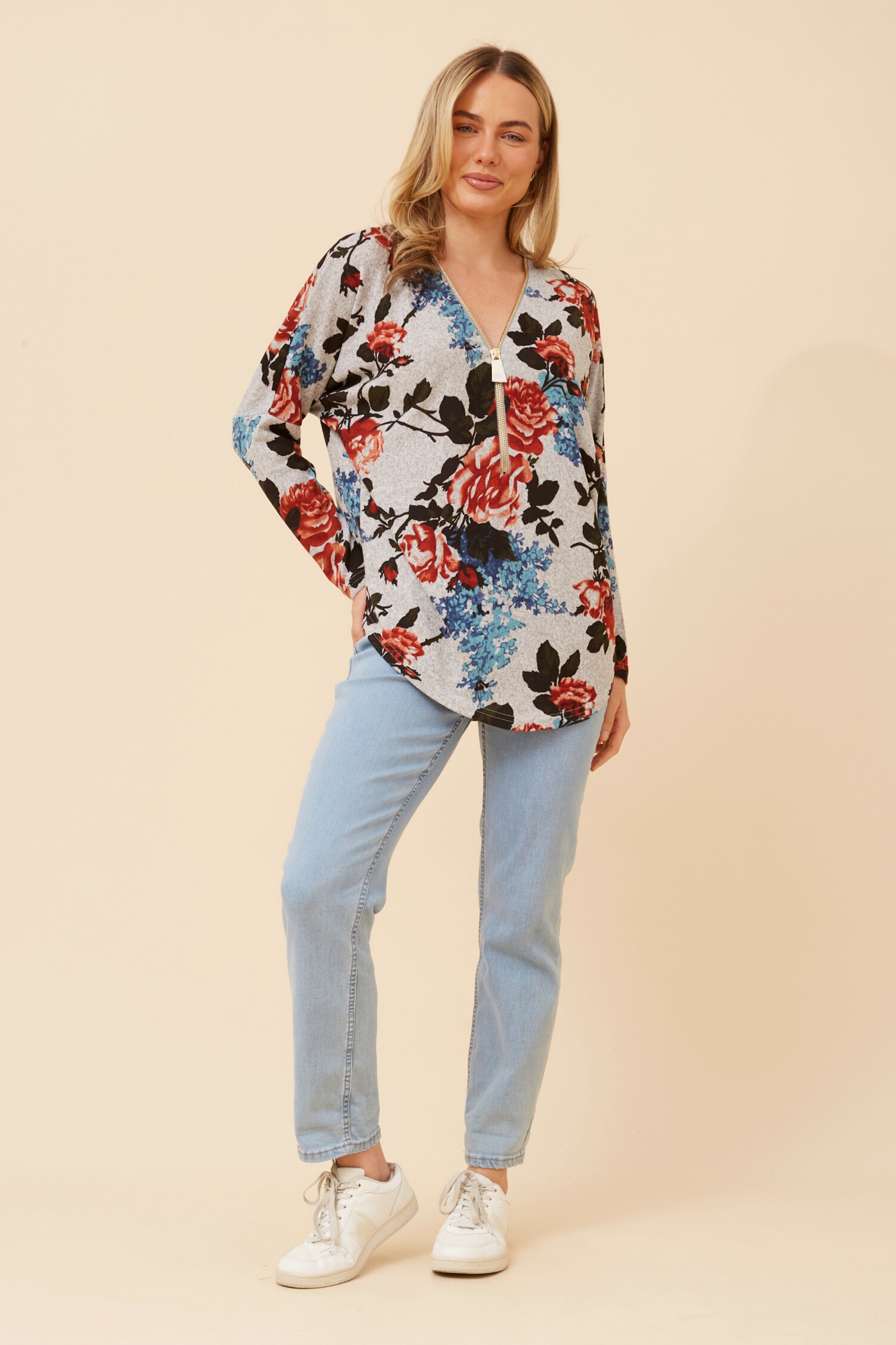 SUVI FLORAL PRINT TOP