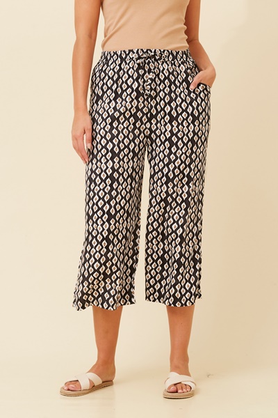 SUZE ABSTRACT PRINT CULOTTE