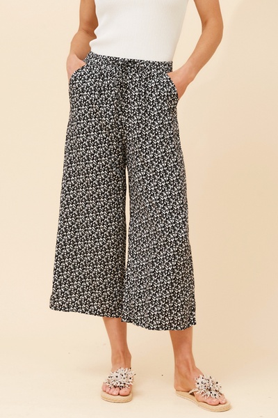 SUZE ABSTRACT PRINT CULOTTES