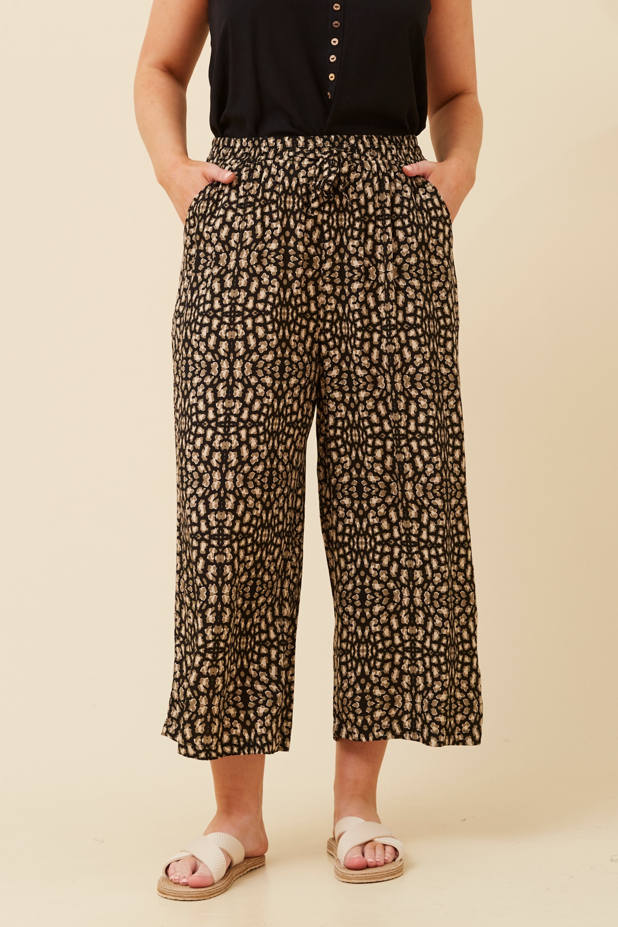 SUZE ANIMAL PRINT CULOTTES