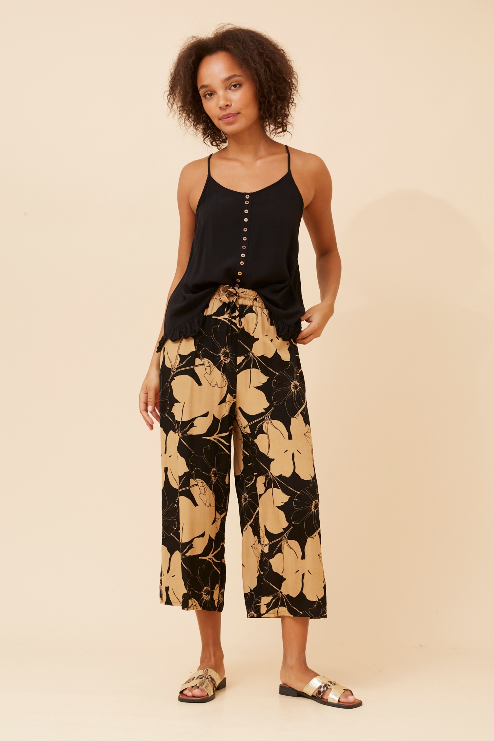 SUZE FLORAL PRINT CULOTTES