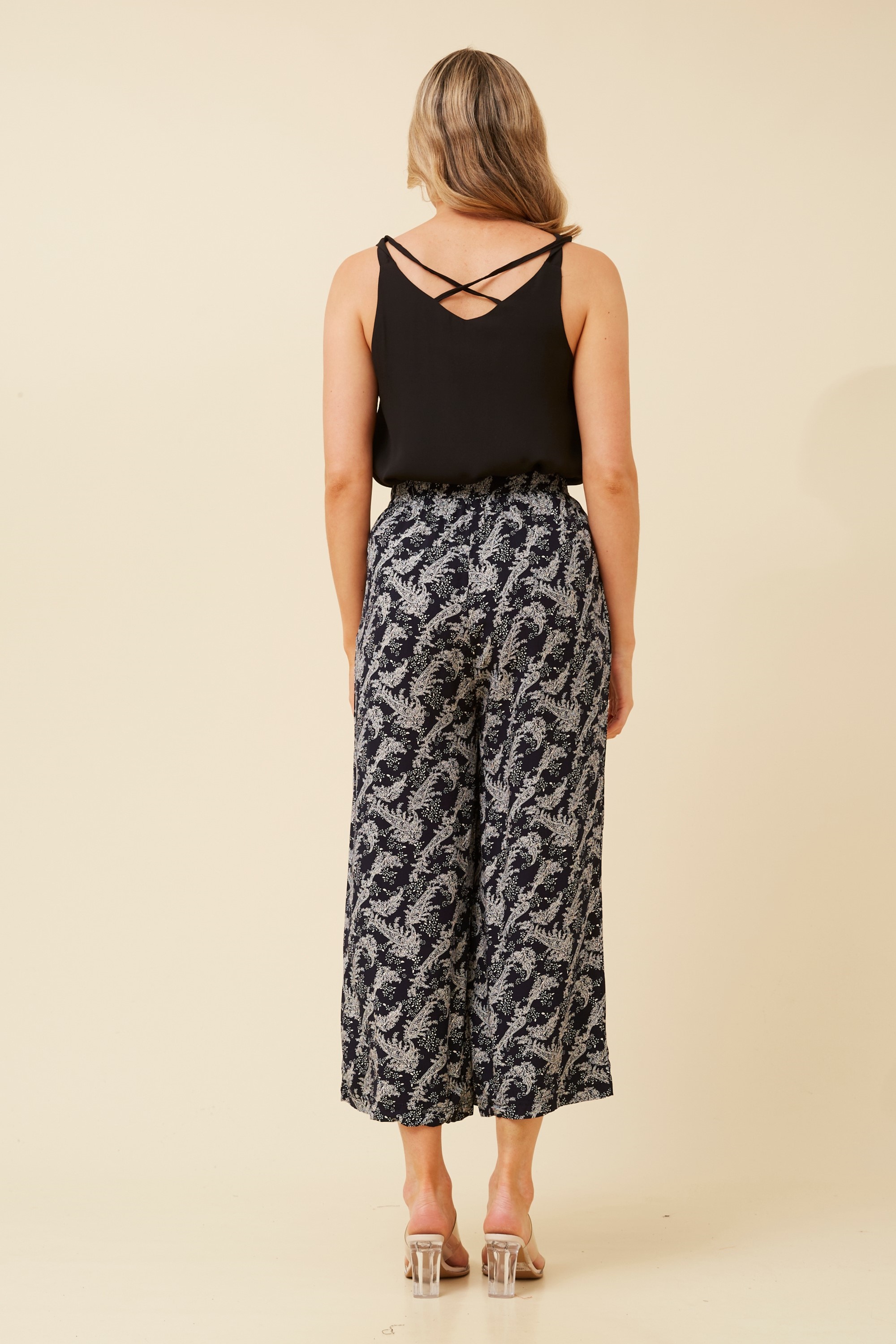 SUZE PAISLEY PRINT CULOTTE