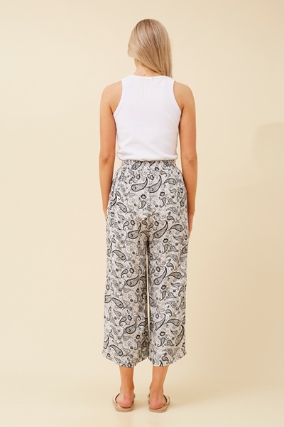 SUZE PAISLEY PRINT CULOTTES