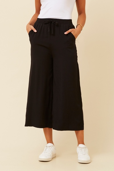 SUZE SOLID CULOTTE PANTS