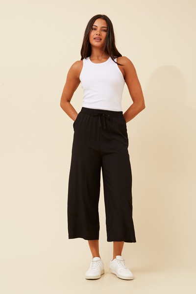 SUZE SOLID CULOTTE PANTS