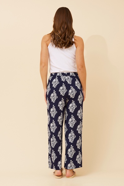 SUZZEL ABSTRACT PRINT PANTS