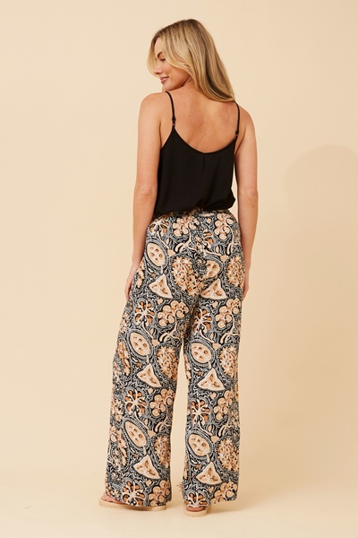 SUZZEL ABSTRACT PRINT PANTS