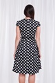 Sweetheart neck polka dot Dress